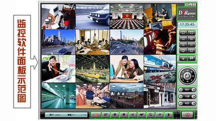 廠家直銷 八路6805芯片 采集卡 音頻帶TV音視頻 遠程 H.264 監控攝像機 產品供應